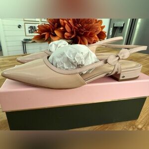 Kate Spade Blush Pink Slingback Flats